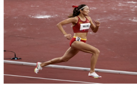 奥运会女子800米决赛中王春雨在以1分57秒夺得第五名