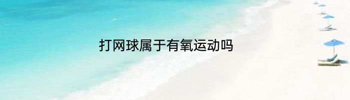 打网球属于有氧运动吗