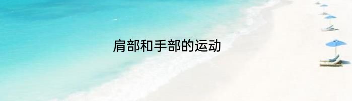 肩部和手部的运动