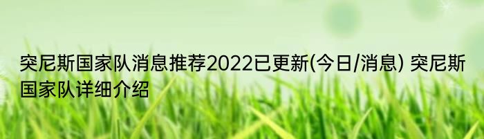 突尼斯国家队消息推荐2022已更新(今日/消息) 突尼斯国家队详细介绍